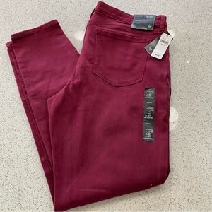 GAP Skinny Legging Denim Jeans - Size 14/32 Garnet